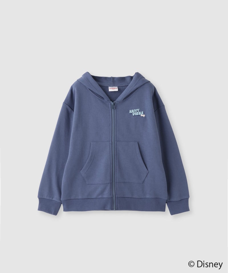 Disney 『ベイマックス』/バックプリント ワンポイント刺しゅう 裏毛ジップパーカー キッズ商品画像-2