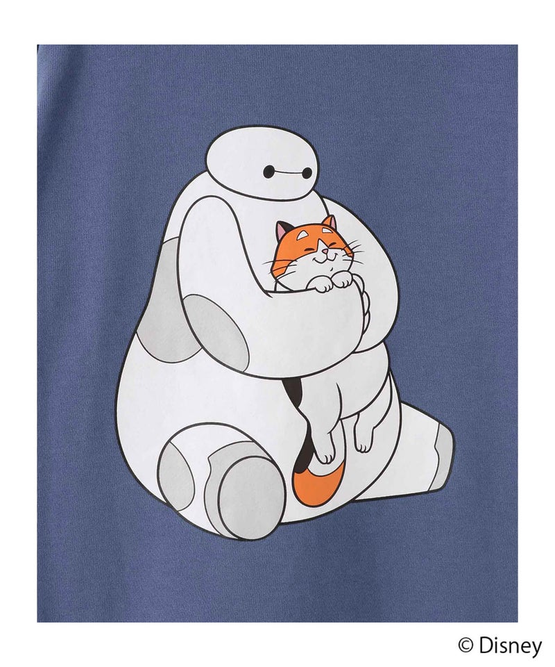 Disney 『ベイマックス』/バックプリント ワンポイント刺しゅう 裏毛ジップパーカー キッズ商品画像-8