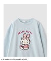 サンリオキャラクターズ ハローキティ サガラ刺しゅう裏毛トレーナー キッズ商品サムネイル-3
