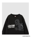 Disney 『スパイダーマン』/モノトーンプリント裏毛トレーナー キッズ商品サムネイル-3