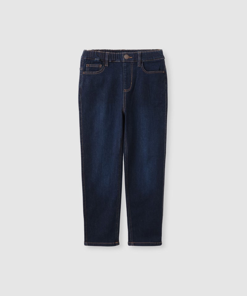NAVY  のびるモン ストレッチデニムストレートパンツ キッズ商品画像-3