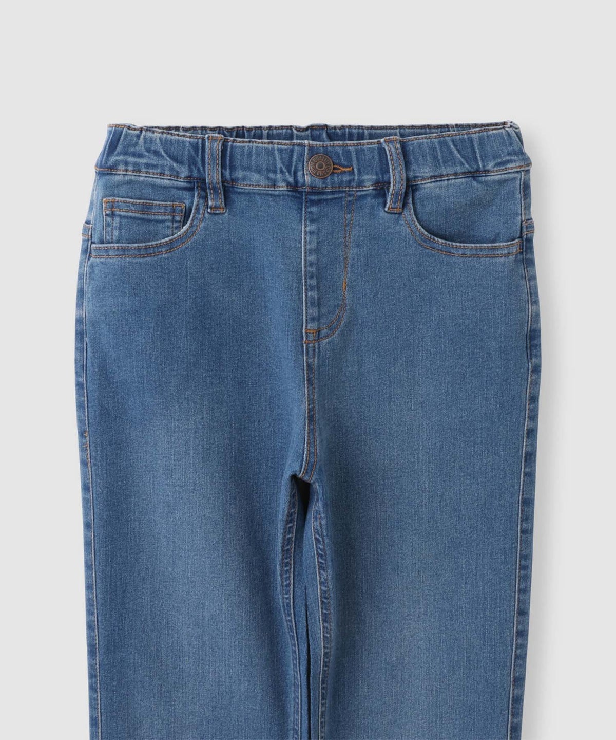 NAVY のびるモン ストレッチデニムストレートパンツ キッズ