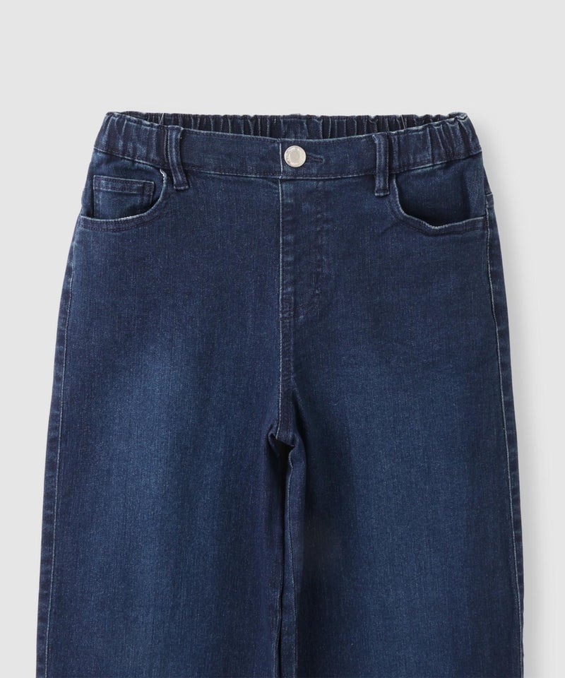 NAVY のびるモン ストレッチデニムワイドパンツ キッズ商品画像-4