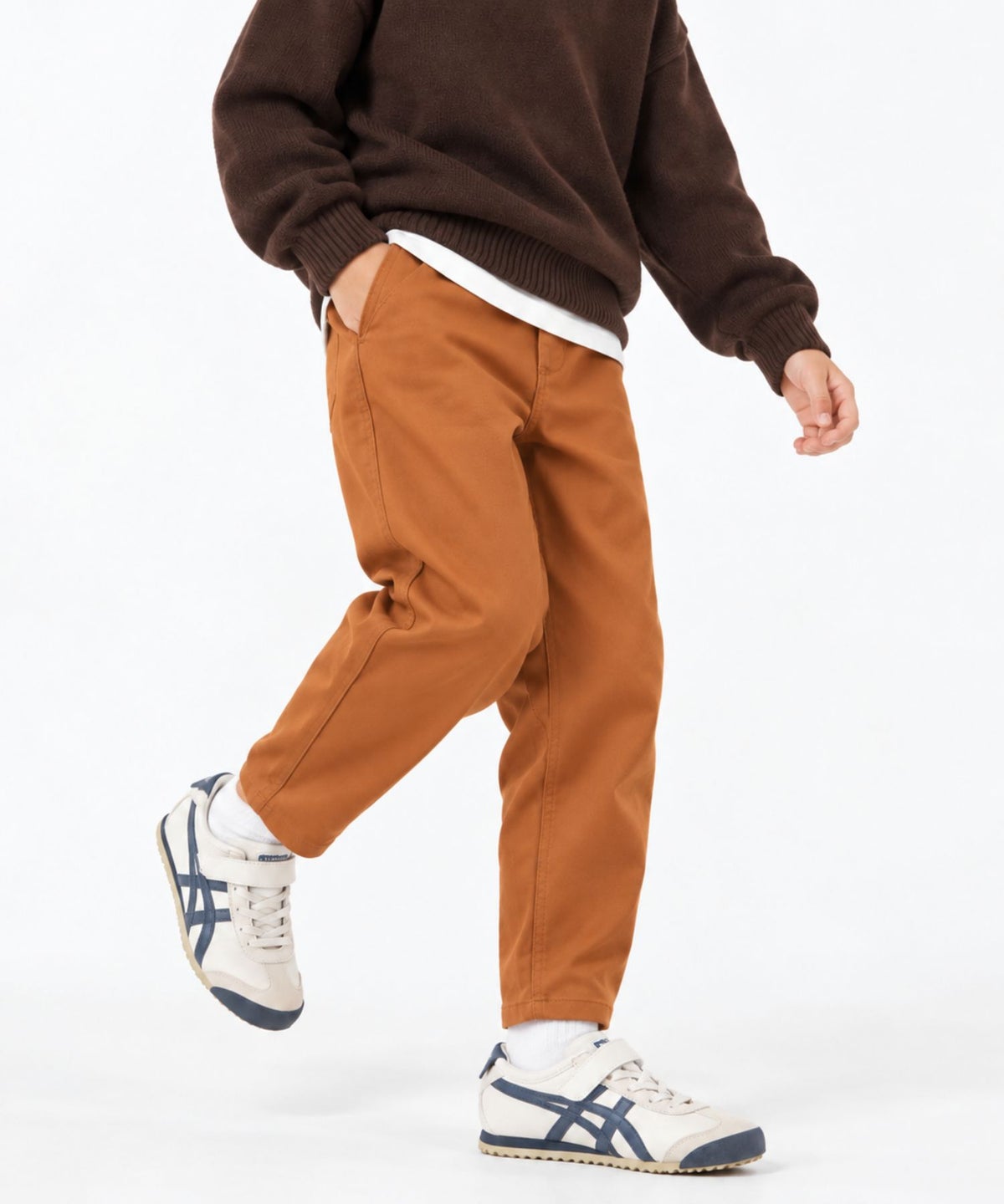 NAVY のびるモン ストレッチツイルベグトップパンツ キッズ