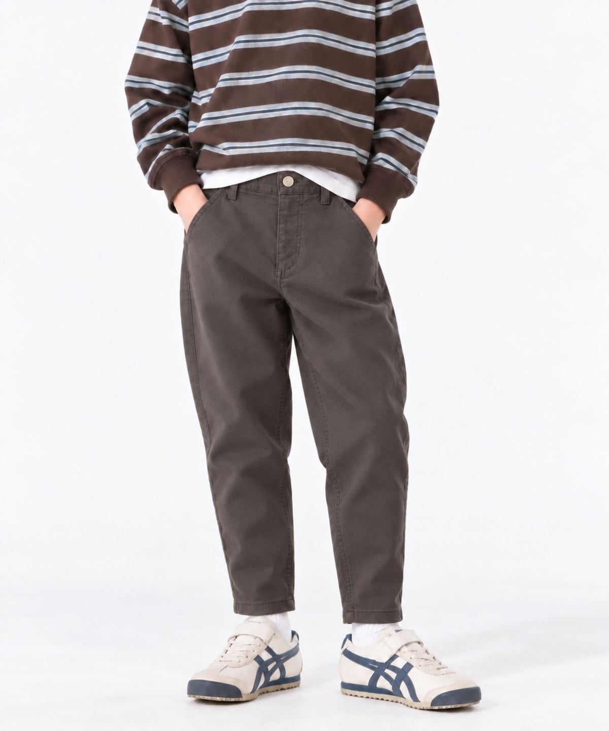 NAVY のびるモン ストレッチツイルベグトップパンツ キッズ