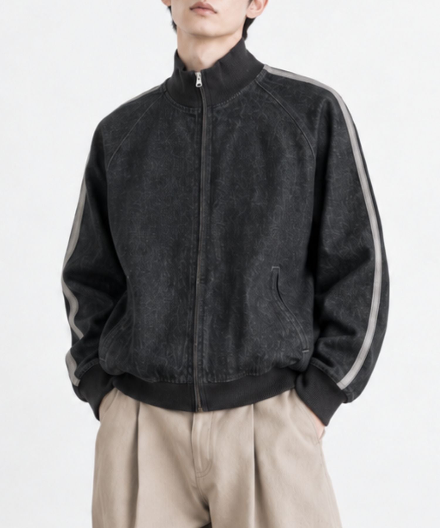 NAVY デニムトラックジャケット メンズ