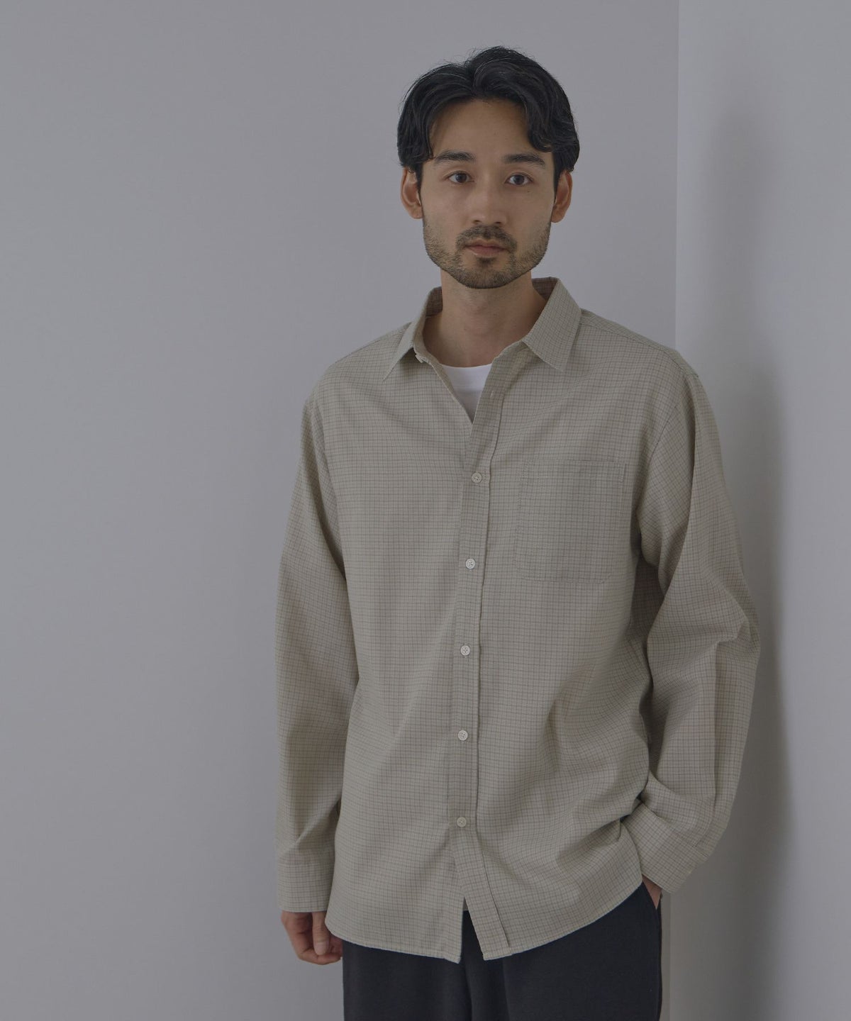 Real Standard レギュラーカラーシャツ＆Tシャツ アンサンブル メンズ