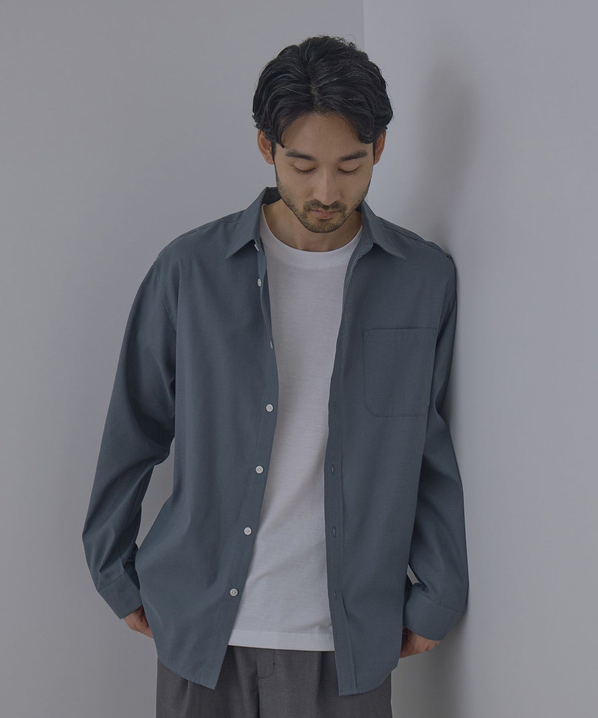 Real Standard レギュラーカラーシャツ＆Tシャツ アンサンブル メンズ