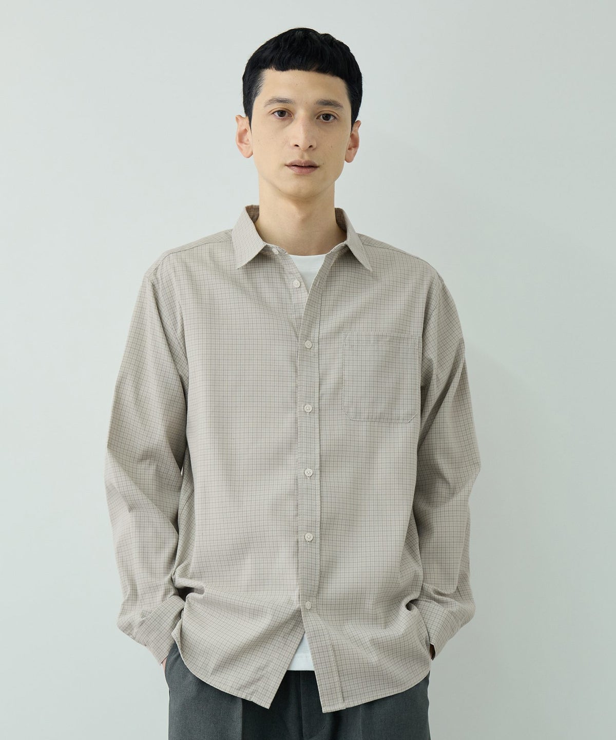 Real Standard レギュラーカラーシャツ＆Tシャツ アンサンブル メンズ