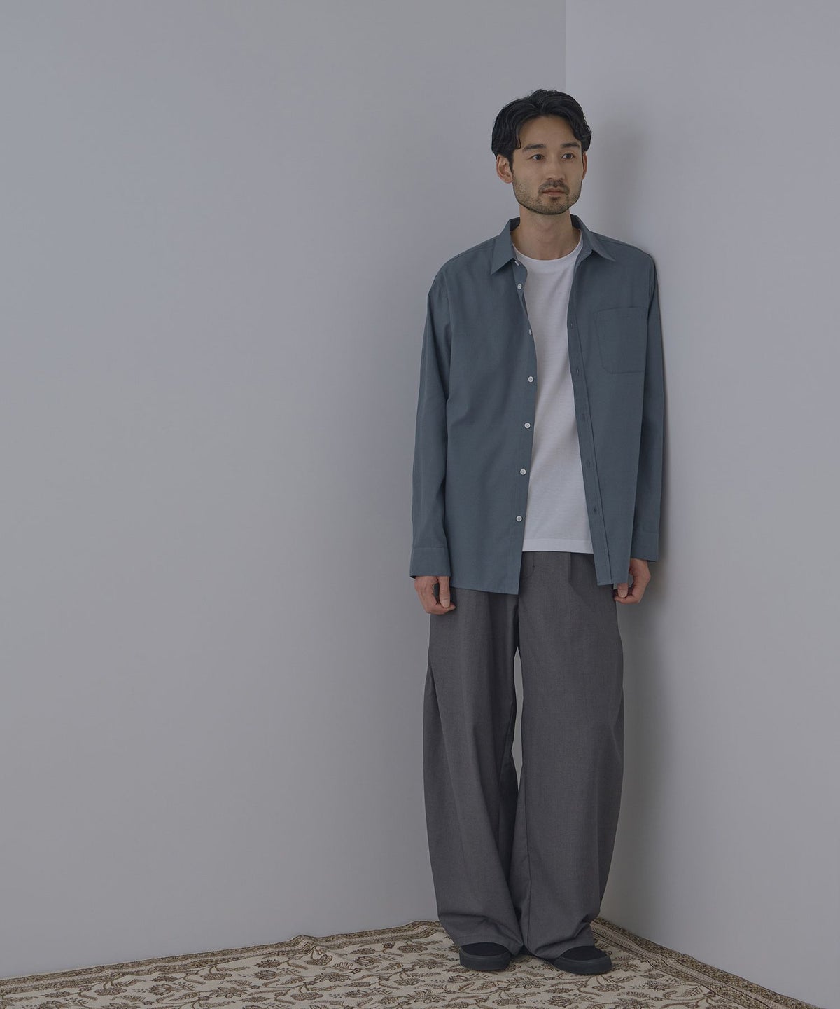 Real Standard レギュラーカラーシャツ＆Tシャツ アンサンブル メンズ