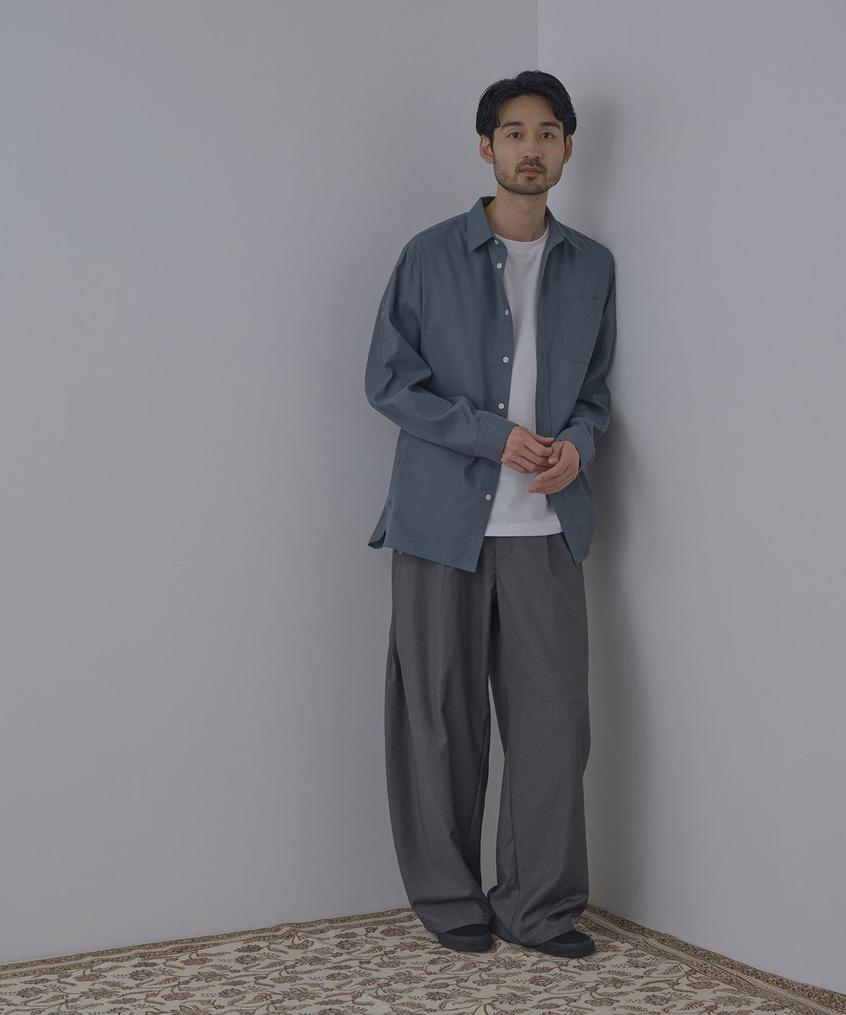 Real Standard レギュラーカラーシャツ＆Tシャツ アンサンブル メンズ