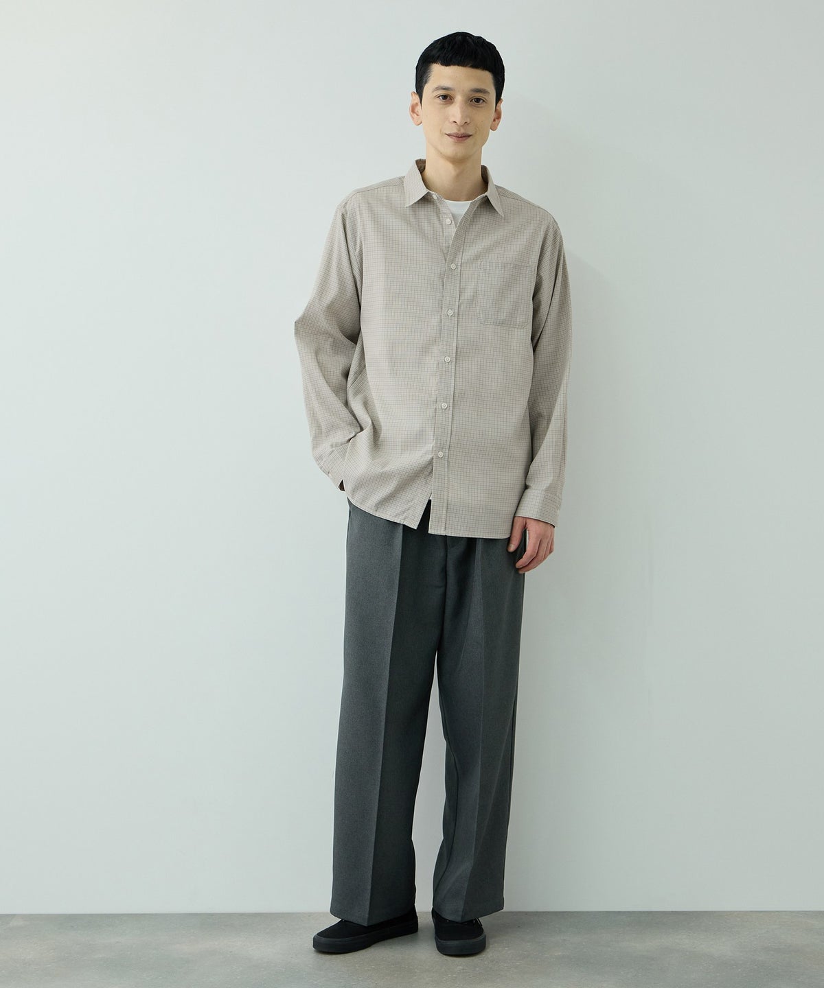 Real Standard レギュラーカラーシャツ＆Tシャツ アンサンブル メンズ