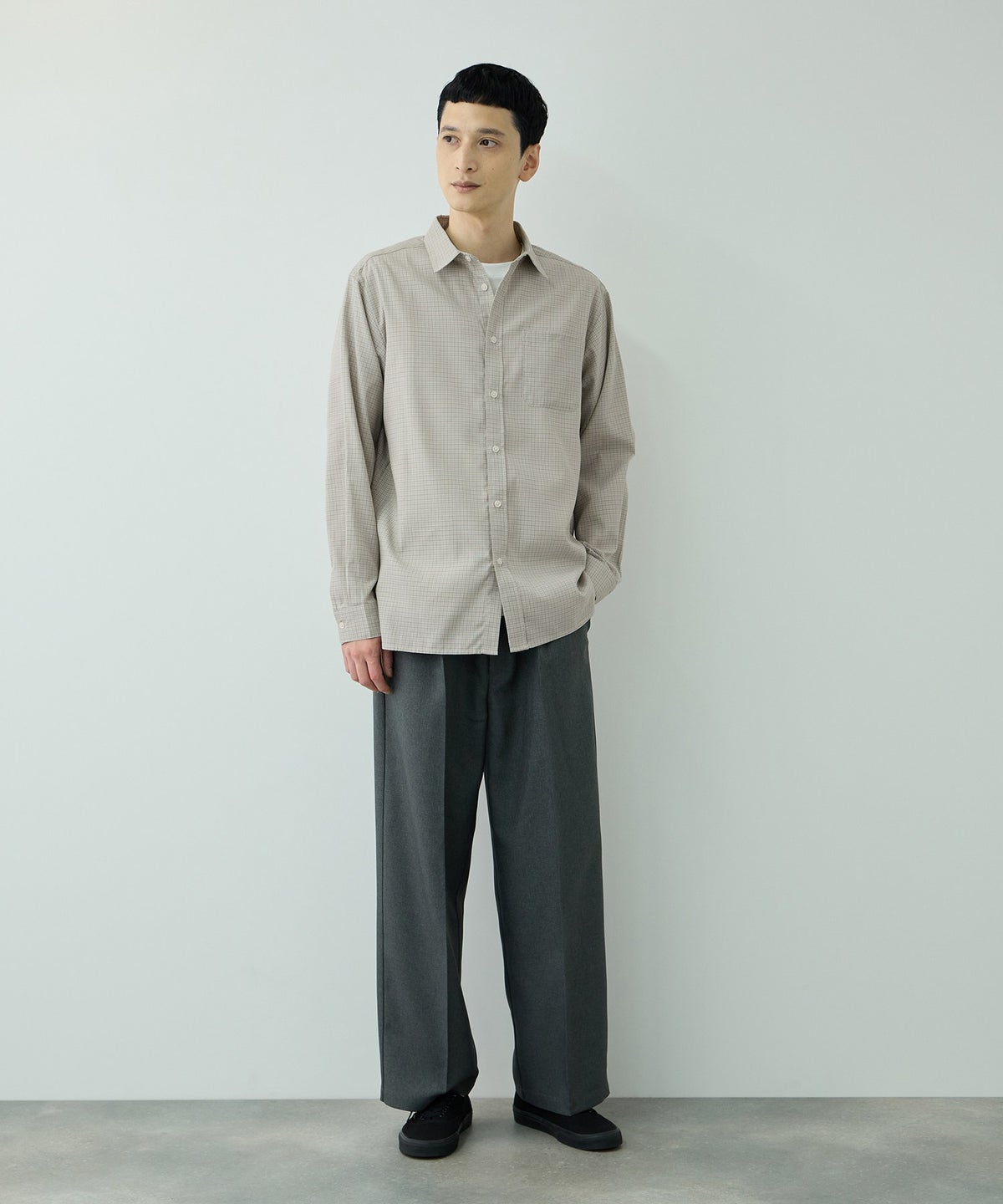 Real Standard レギュラーカラーシャツ＆Tシャツ アンサンブル メンズ
