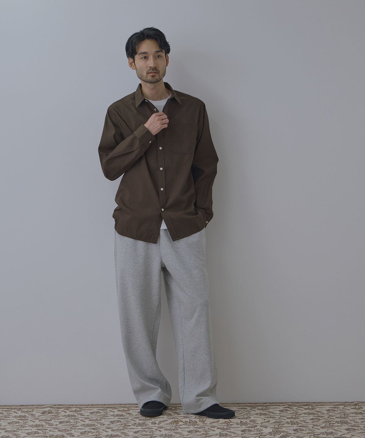 Real Standard レギュラーカラーシャツ＆Tシャツ アンサンブル メンズ