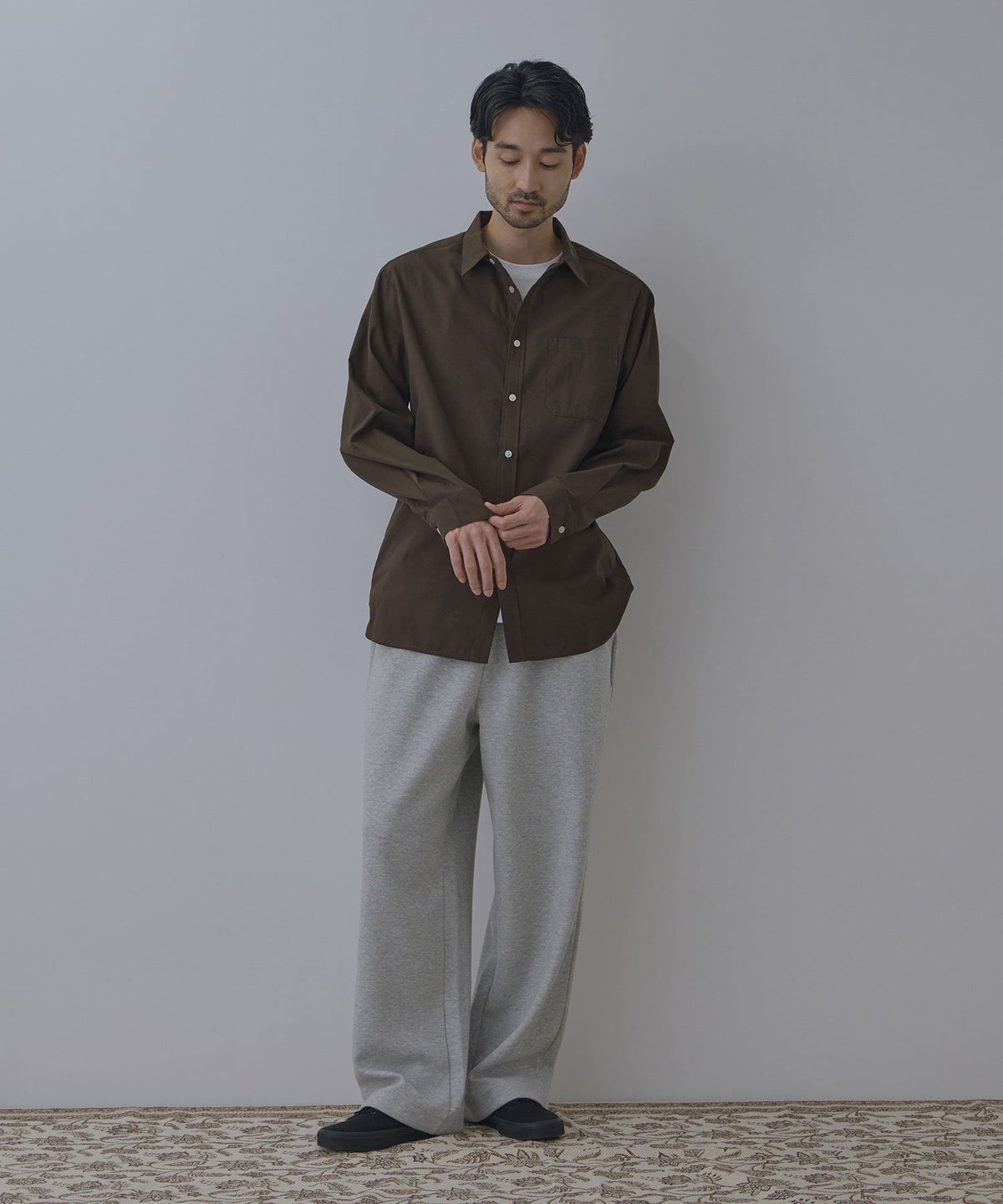 Real Standard レギュラーカラーシャツ＆Tシャツ アンサンブル メンズ