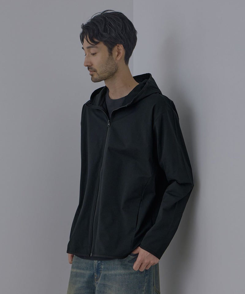 Real Standard  テックジョーゼットZIPパーカー UVカット 吸水速乾 イージーケア メンズ商品画像-3