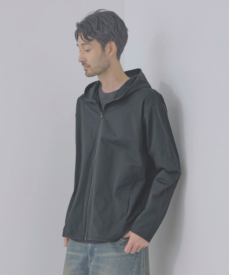 Real Standard テックジョーゼットZIPパーカー UVカット 吸水速乾 イージーケア メンズ商品画像-3