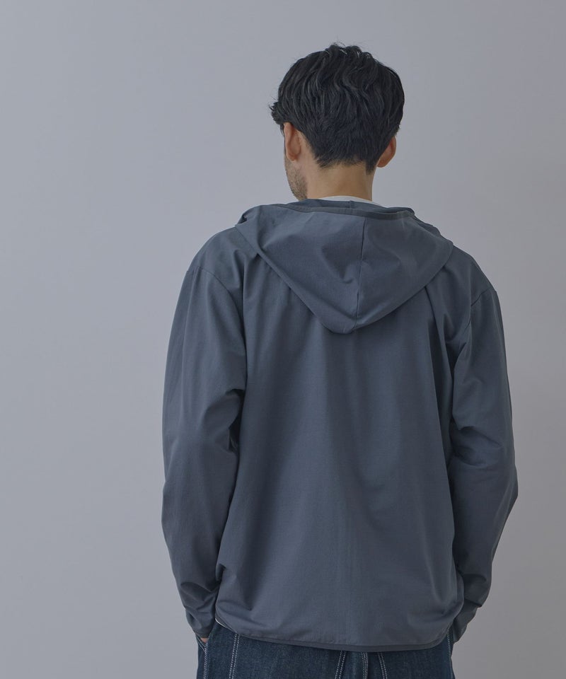 Real Standard  テックジョーゼットZIPパーカー UVカット 吸水速乾 イージーケア メンズ商品画像-7