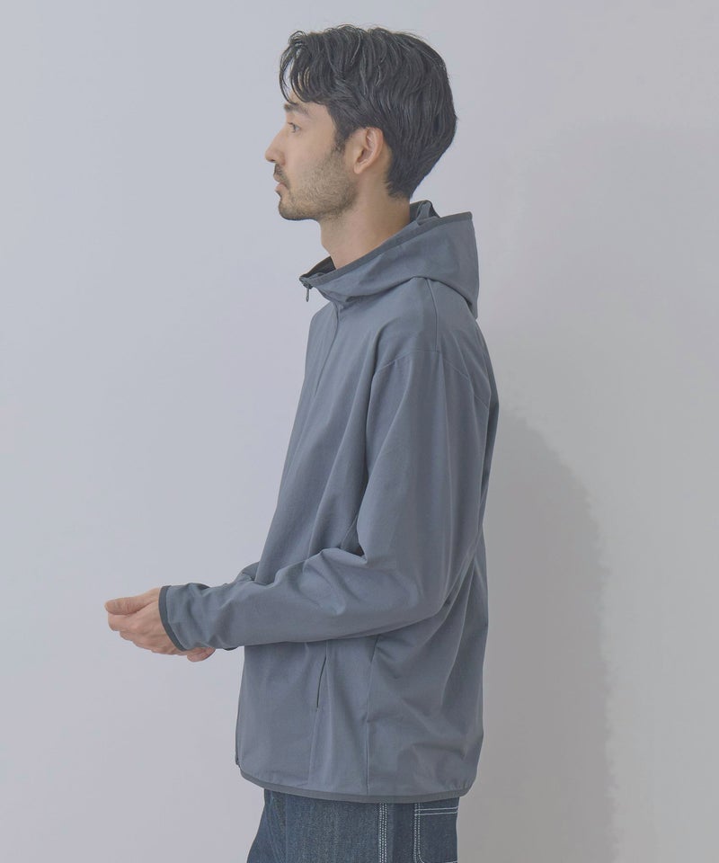Real Standard テックジョーゼットZIPパーカー UVカット 吸水速乾 イージーケア メンズ商品画像-11