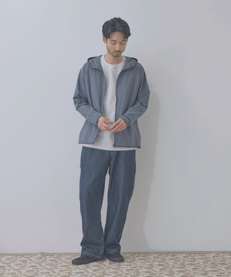Real Standard  テックジョーゼットZIPパーカー UVカット 吸水速乾 イージーケア メンズ商品画像-13