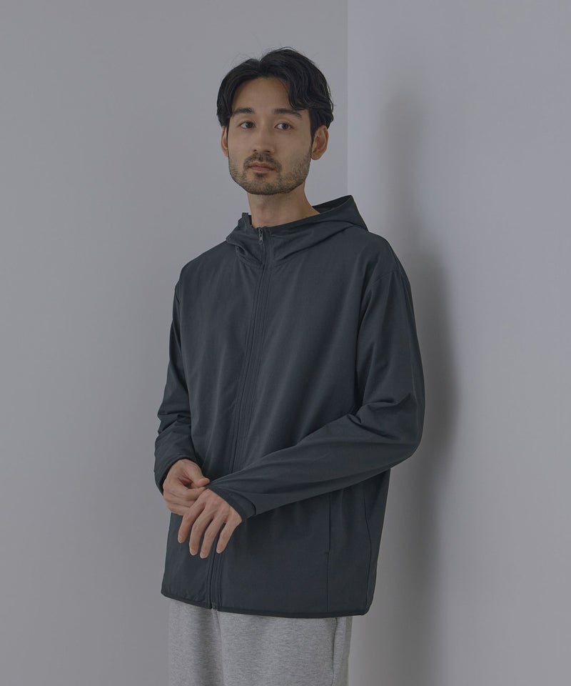 Real Standard テックジョーゼットZIPパーカー UVカット 吸水速乾 イージーケア メンズ商品画像-15
