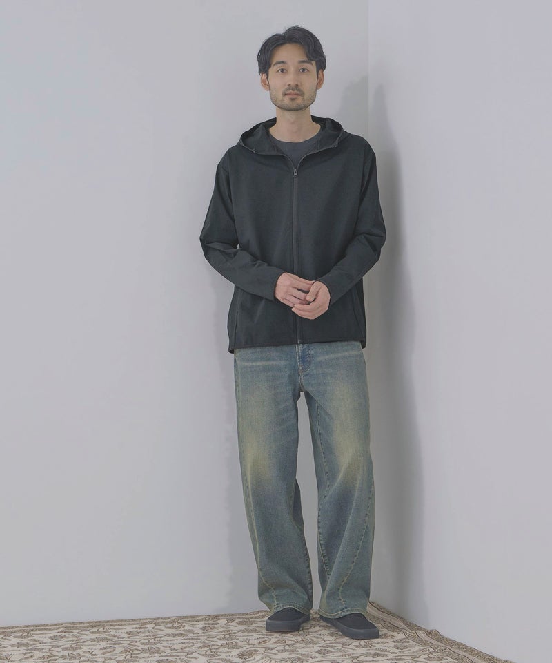 Real Standard テックジョーゼットZIPパーカー UVカット 吸水速乾 イージーケア メンズ商品画像-20