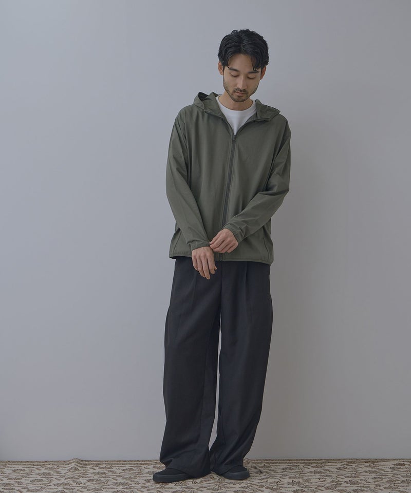 Real Standard  テックジョーゼットZIPパーカー UVカット 吸水速乾 イージーケア メンズ商品画像-22