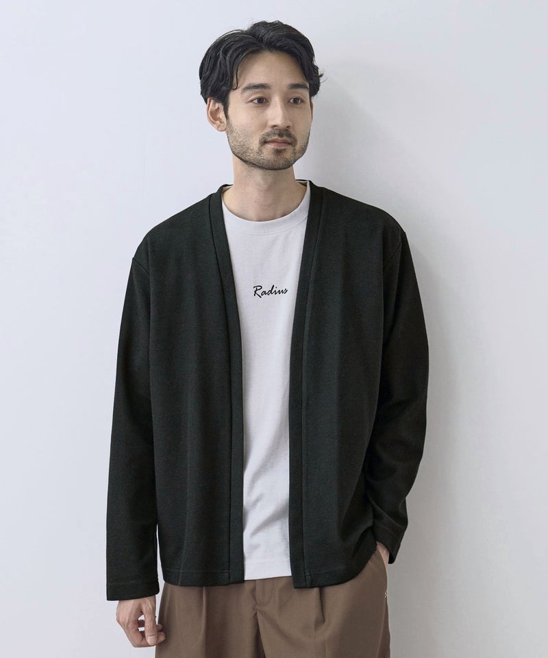 Real Standard 鹿の子着流しカーディガン&Tシャツ アンサンブル メンズ商品画像-1
