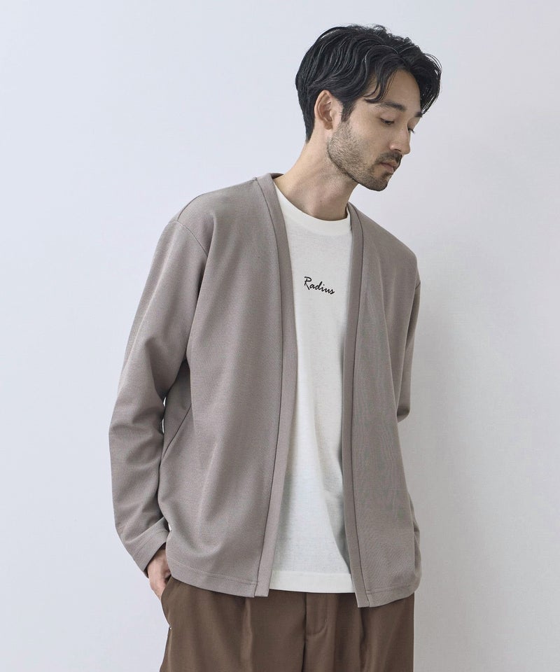 Real Standard 鹿の子着流しカーディガン&Tシャツ アンサンブル メンズ商品画像-3