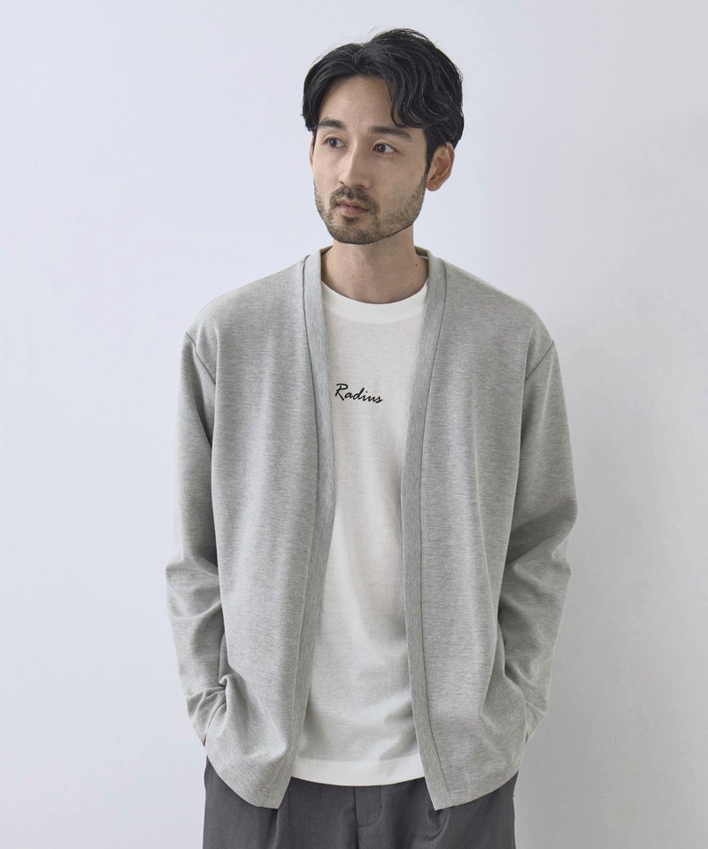 Real Standard 鹿の子着流しカーディガン&Tシャツ アンサンブル メンズ商品画像-10