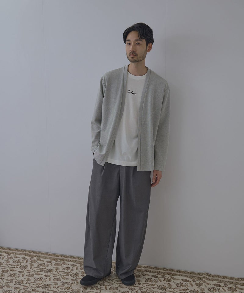 Real Standard  鹿の子着流しカーディガン＆Tシャツ アンサンブル メンズ商品画像-11