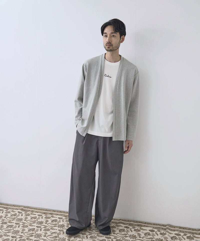 Real Standard 鹿の子着流しカーディガン&Tシャツ アンサンブル メンズ商品画像-11