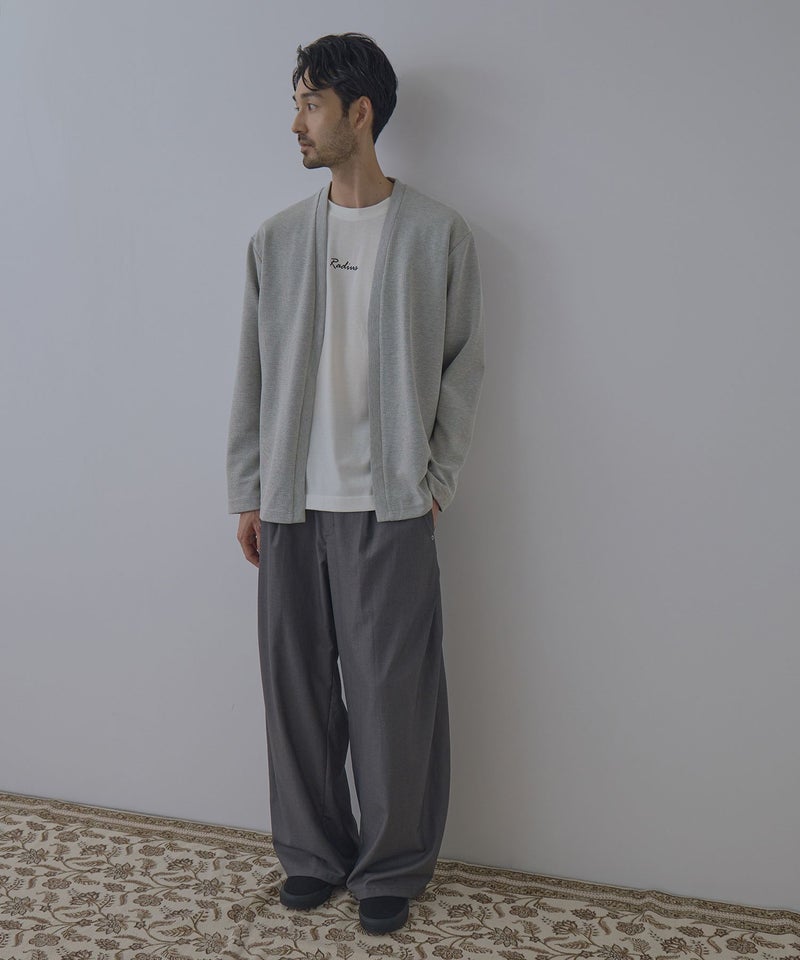 Real Standard  鹿の子着流しカーディガン＆Tシャツ アンサンブル メンズ商品画像-12