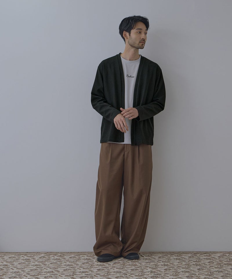 Real Standard  鹿の子着流しカーディガン＆Tシャツ アンサンブル メンズ商品画像-14