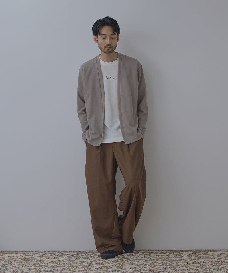 Real Standard  鹿の子着流しカーディガン＆Tシャツ アンサンブル メンズ商品画像-19