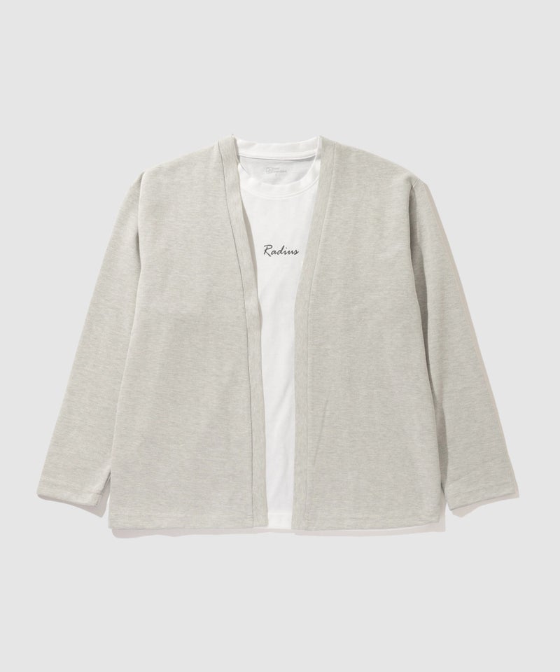 Real Standard  鹿の子着流しカーディガン＆Tシャツ アンサンブル メンズ商品画像-23