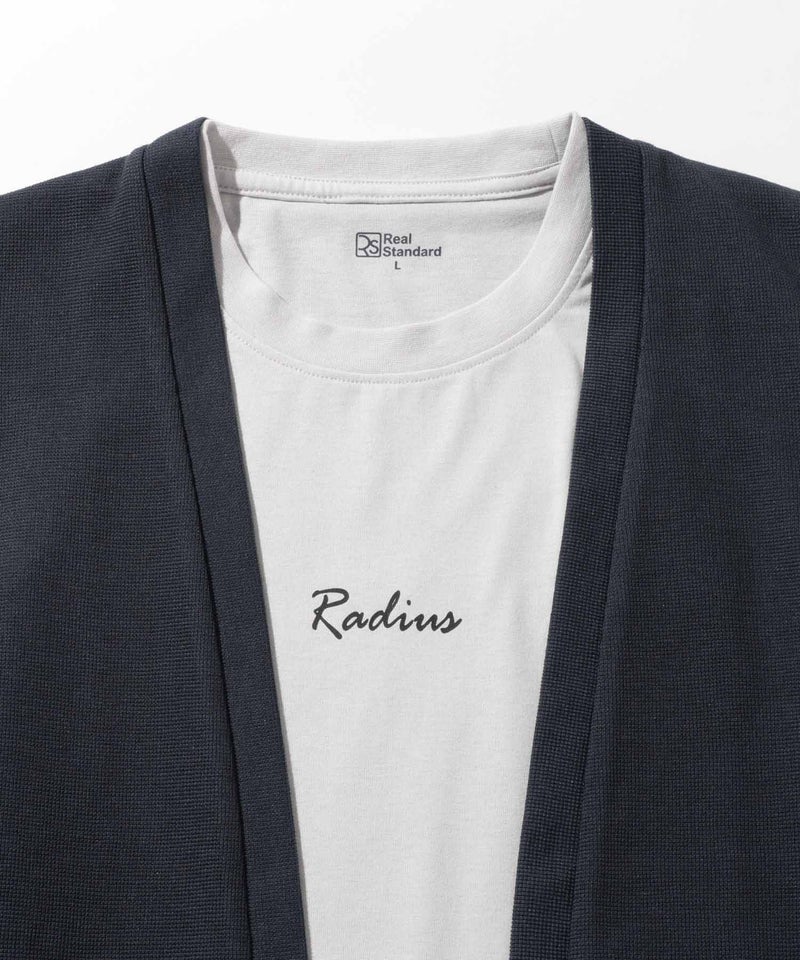 Real Standard  鹿の子着流しカーディガン＆Tシャツ アンサンブル メンズ商品画像-27