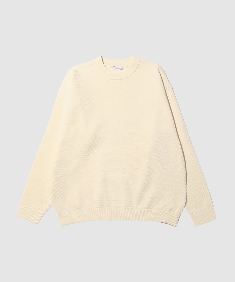 URBAN COLLECTION 鹿の子編みクルーネックニット メンズ商品画像-1