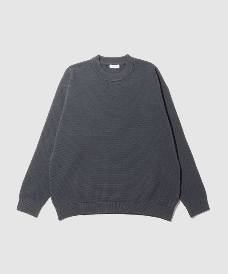 URBAN COLLECTION  鹿の子編みクルーネックニット メンズ商品画像-3