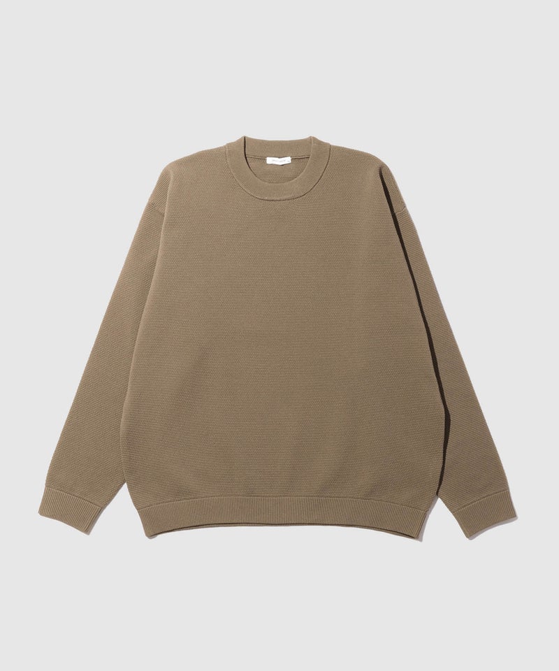 URBAN COLLECTION 鹿の子編みクルーネックニット メンズ商品画像-4