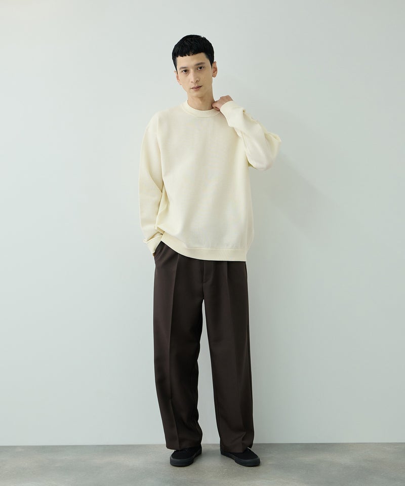 URBAN COLLECTION  鹿の子編みクルーネックニット メンズ商品画像-9