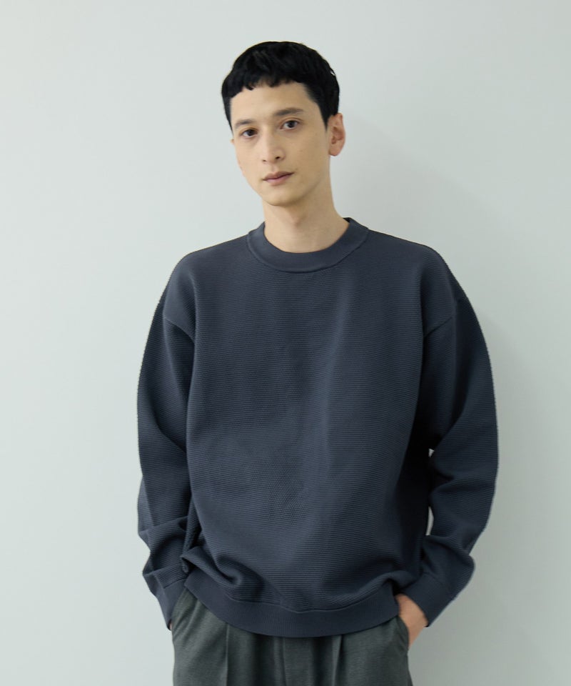 URBAN COLLECTION 鹿の子編みクルーネックニット メンズ商品画像-17