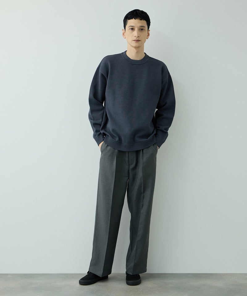 URBAN COLLECTION 鹿の子編みクルーネックニット メンズ商品画像-19