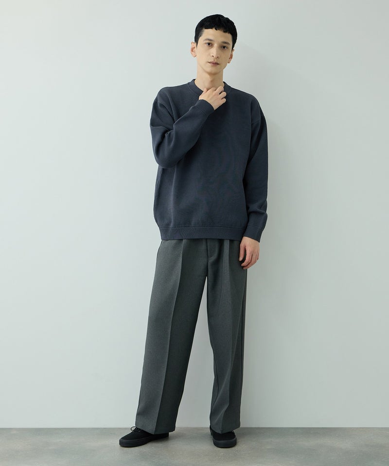 URBAN COLLECTION 鹿の子編みクルーネックニット メンズ商品画像-20