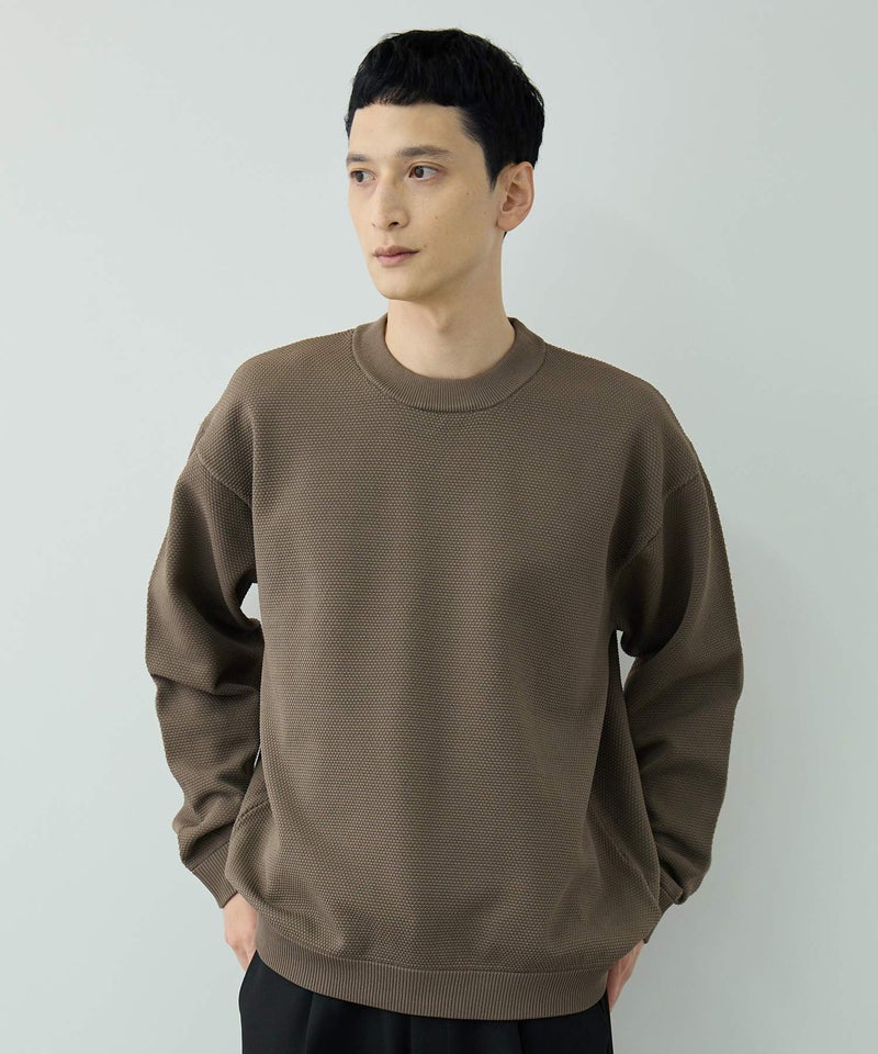 URBAN COLLECTION 鹿の子編みクルーネックニット メンズ商品画像-23