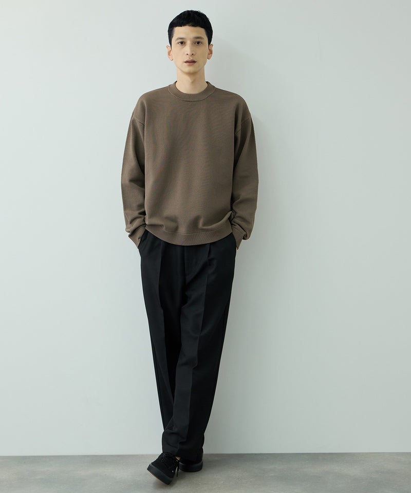 URBAN COLLECTION 鹿の子編みクルーネックニット メンズ商品画像-25