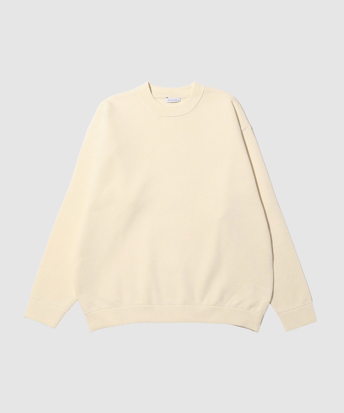 URBAN COLLECTION 鹿の子編みクルーネックニット メンズ