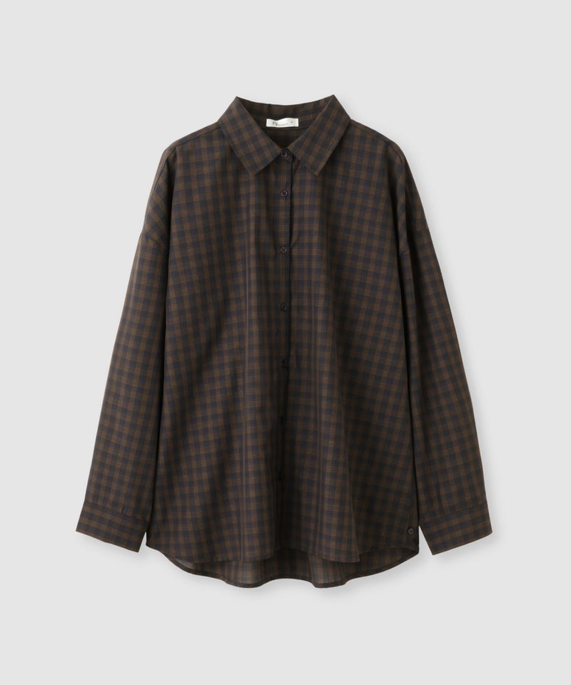 Free Nature 3WAYシアーチェックシャツ レディース商品画像-1