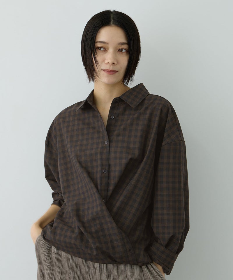 Free Nature 3WAYシアーチェックシャツ レディース商品画像-2