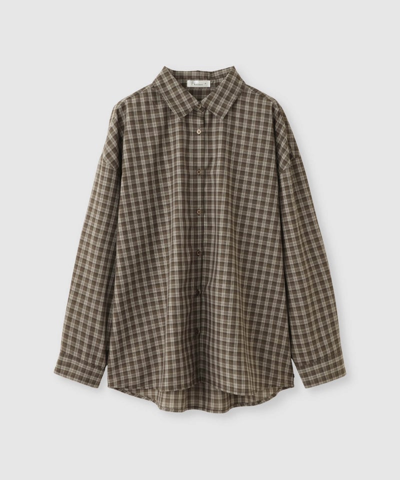 Free Nature 3WAYシアーチェックシャツ レディース商品画像-3